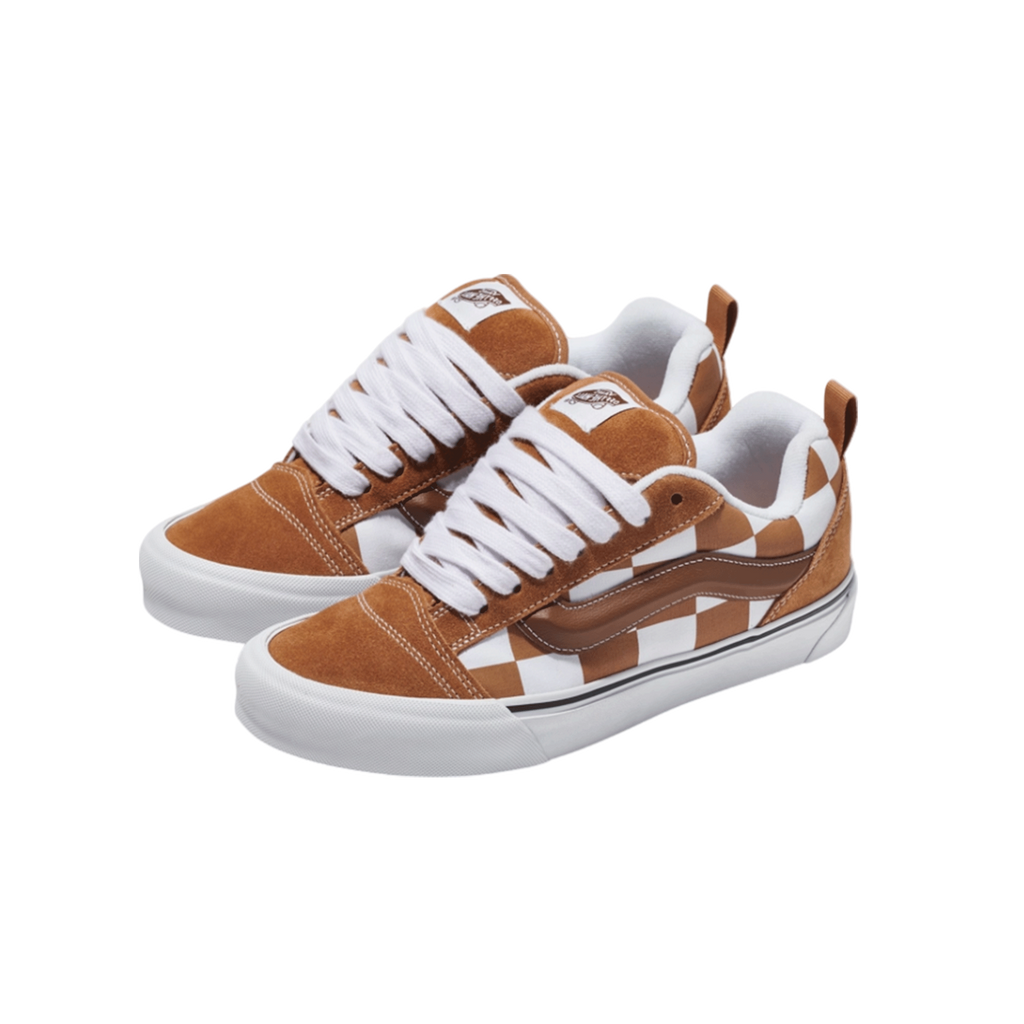 VANS KNU SKOOL MEGA CHECK BROWN
