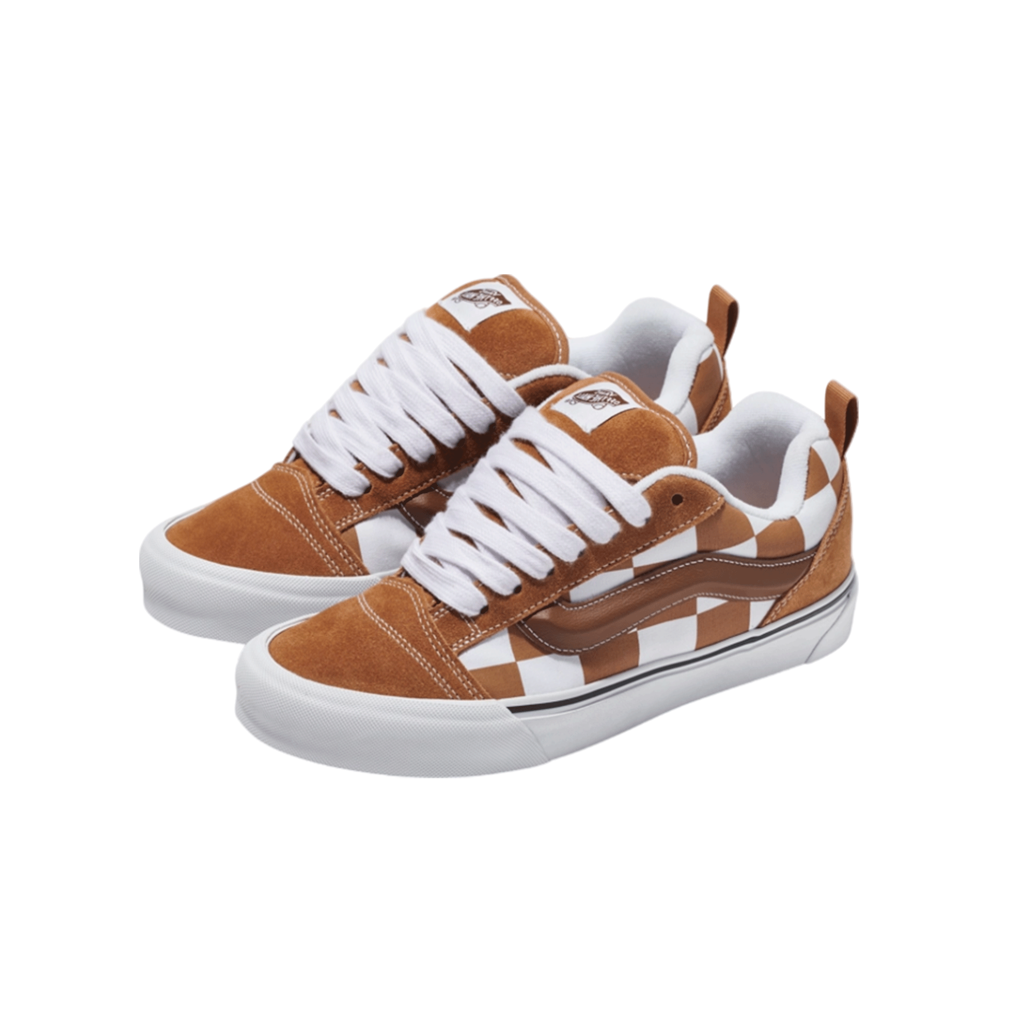 VANS KNU SKOOL MEGA CHECK BROWN