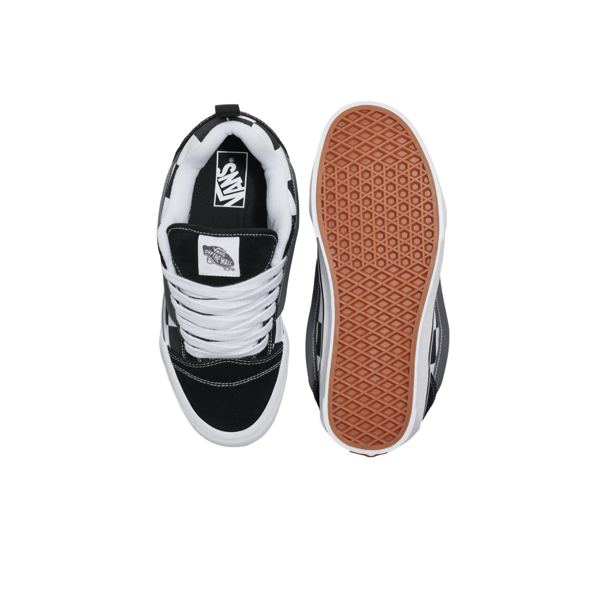 VANS KNU SKOOL MEGA CHECK BLACK