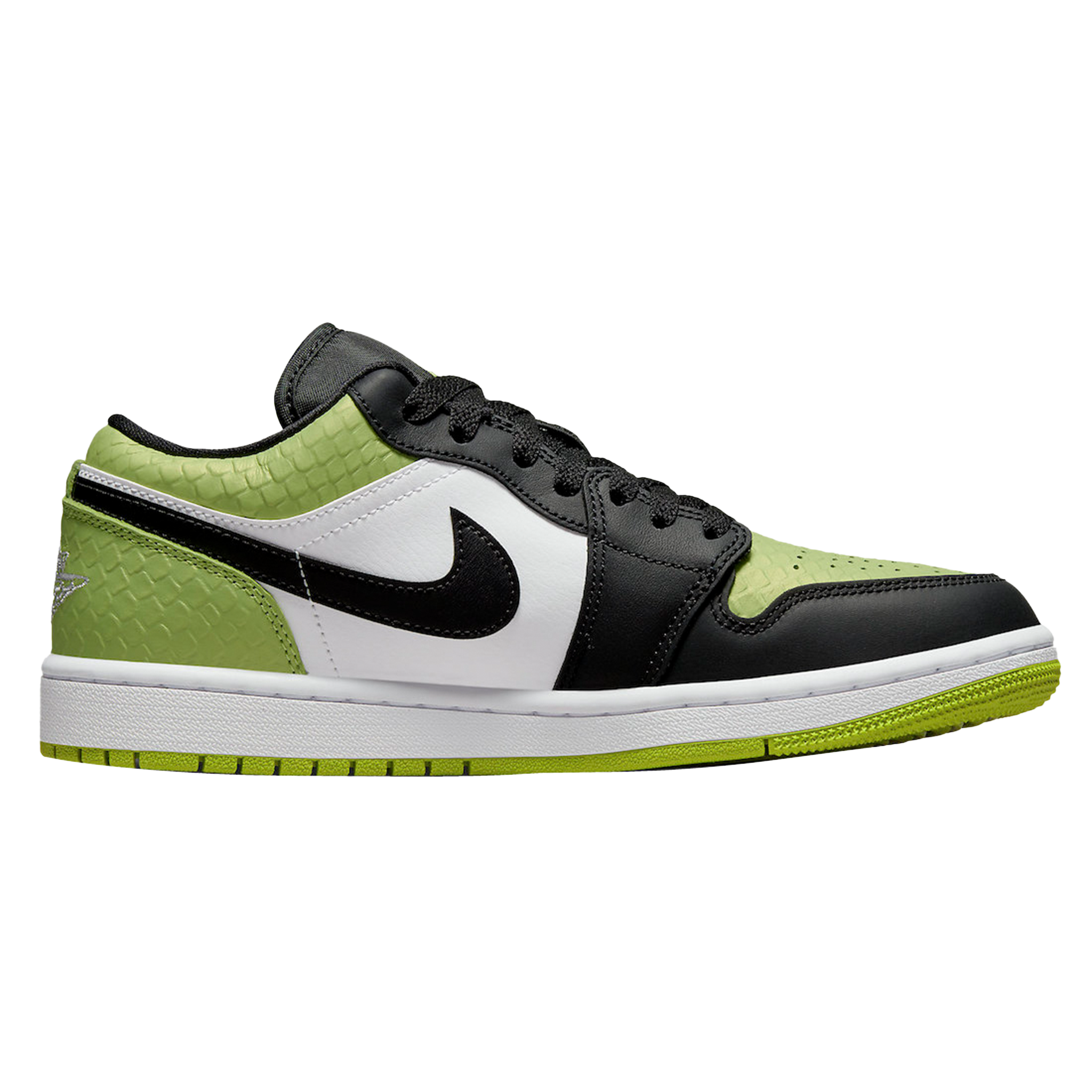 JORDAN 1 LOW SNAKESKIN VIVID GREEN