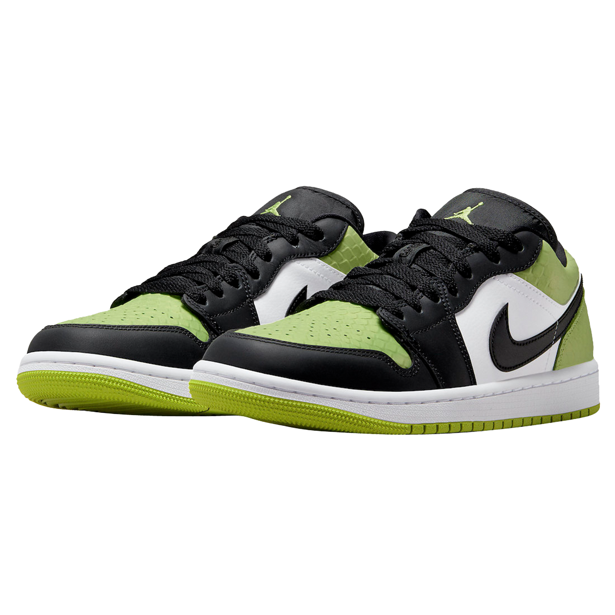 JORDAN 1 LOW SNAKESKIN VIVID GREEN