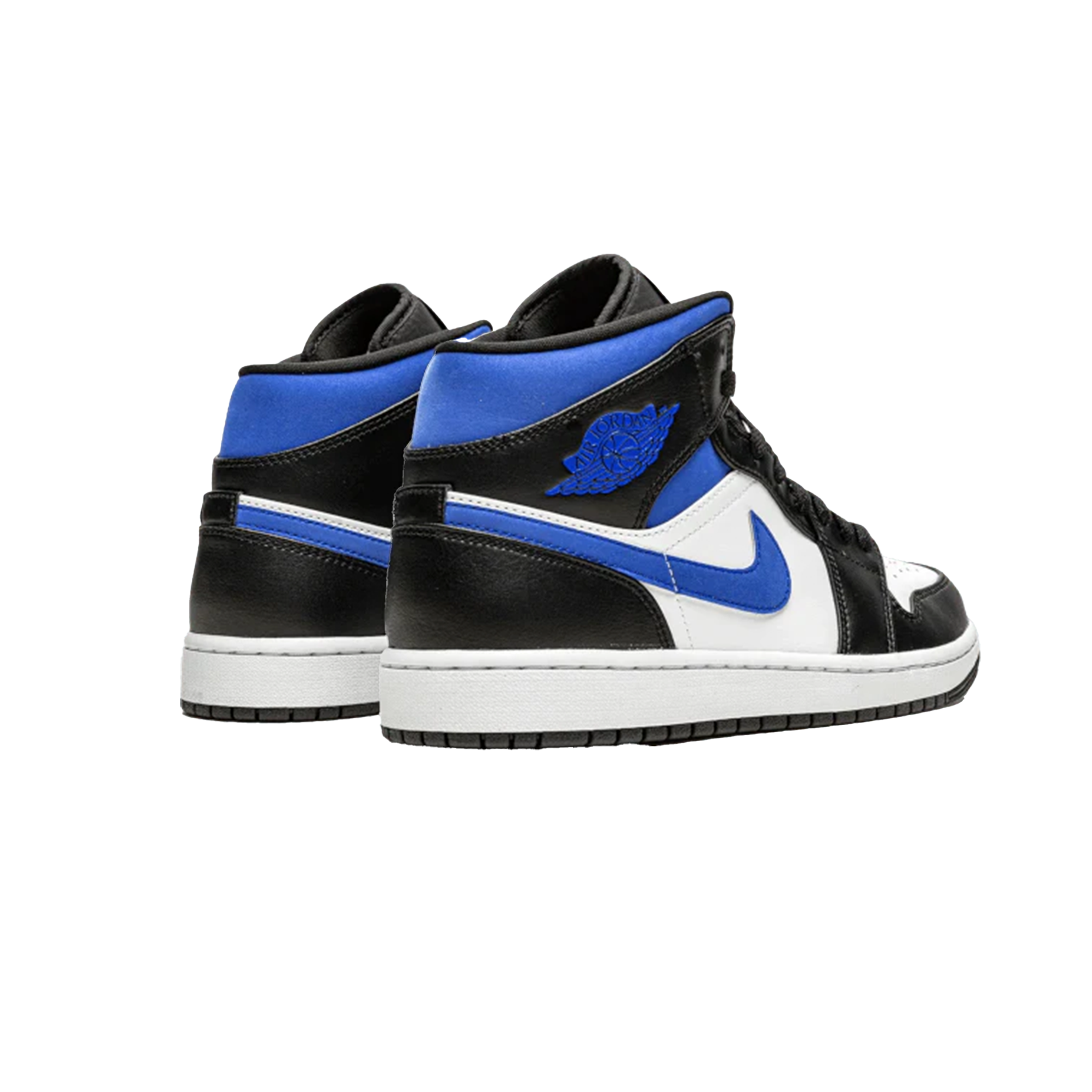 JORDAN 1 MID WHITE BLACK RACER BLUE