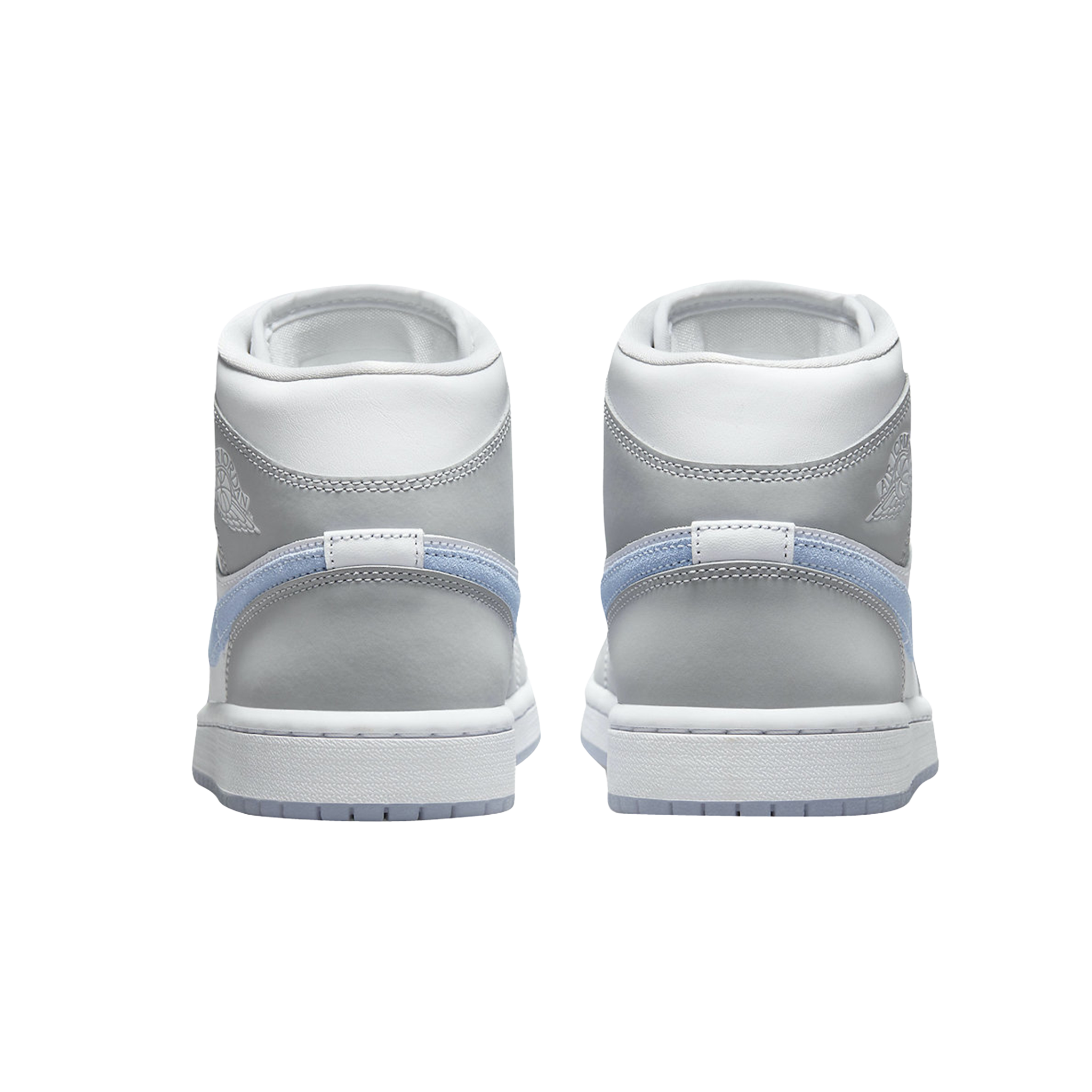 JORDAN 1 MID WOLF GREY ALUMINIUM