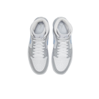 JORDAN 1 MID WOLF GREY ALUMINIUM