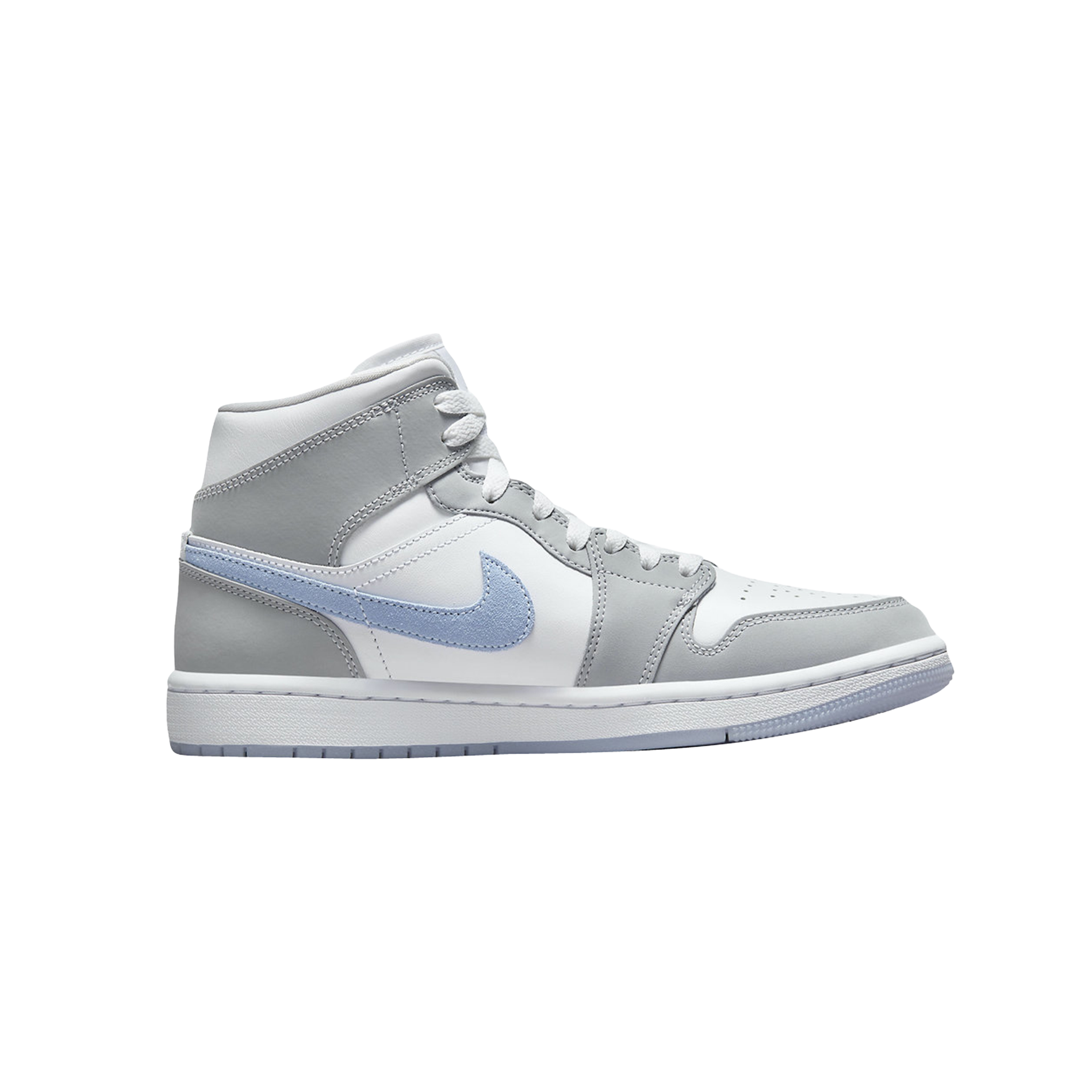 JORDAN 1 MID WOLF GREY ALUMINIUM