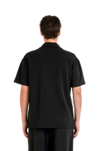 SIXTH JUNE CREPE FABRIC SHIRT BLACK