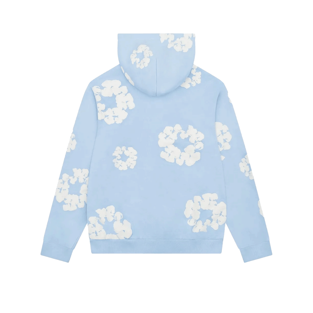 DENIM TEARS HOODIE BABY BLUE