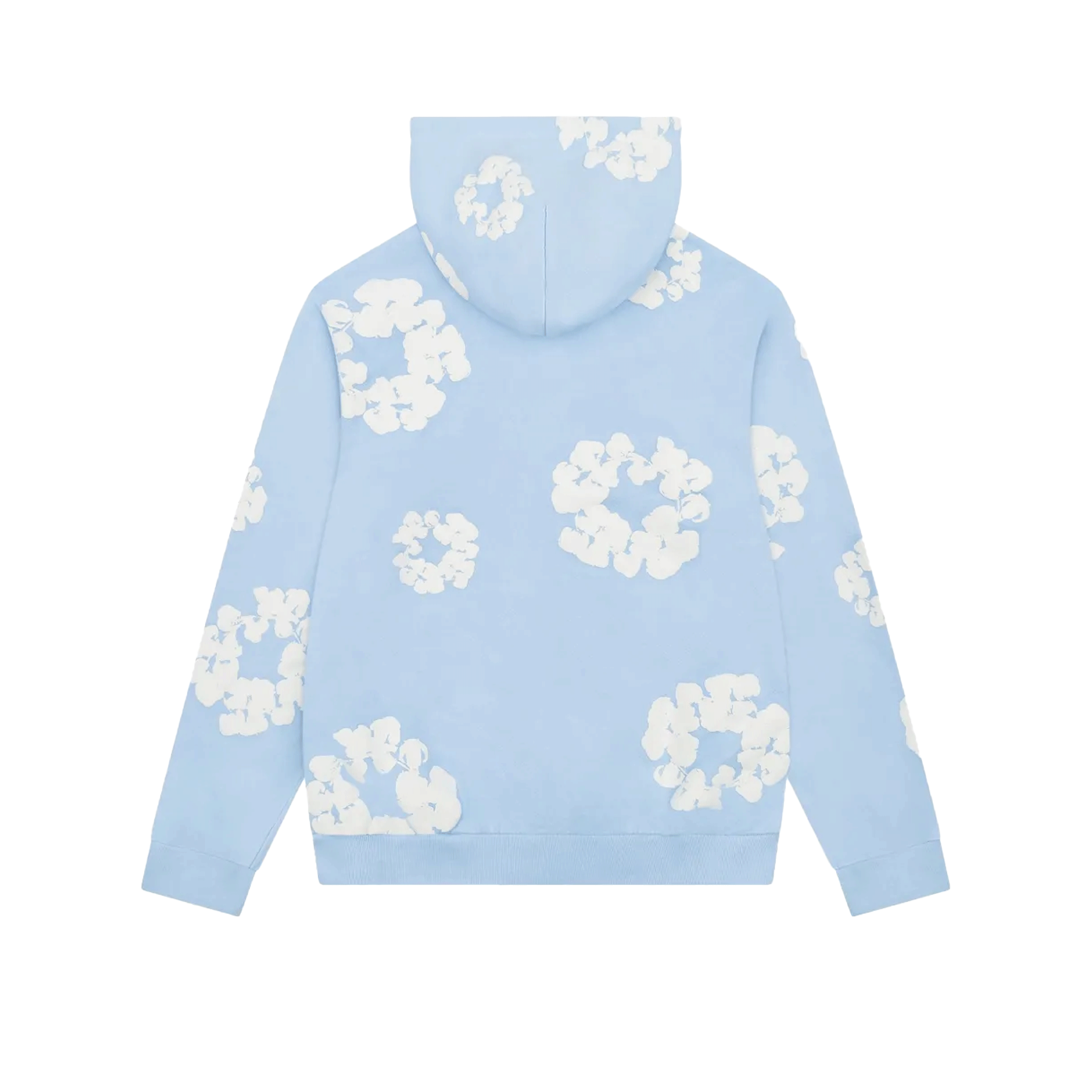 DENIM TEARS HOODIE BABY BLUE