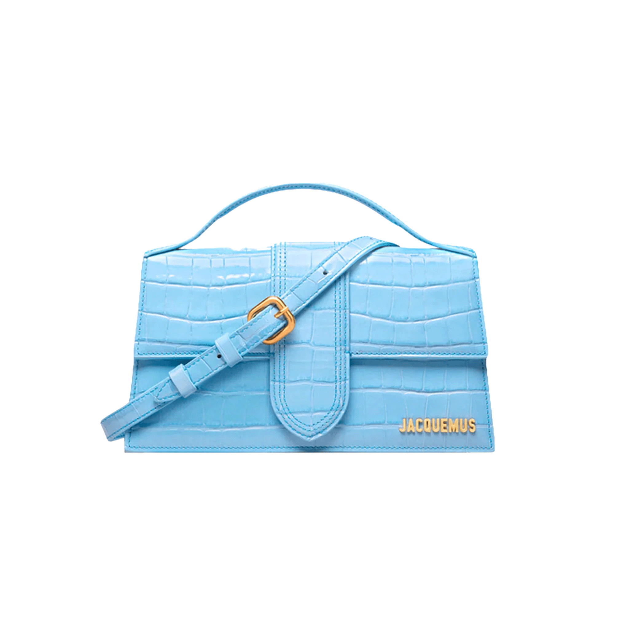 JACQUEMUS "LE GRAND BAMBINO" BLUE CROC
