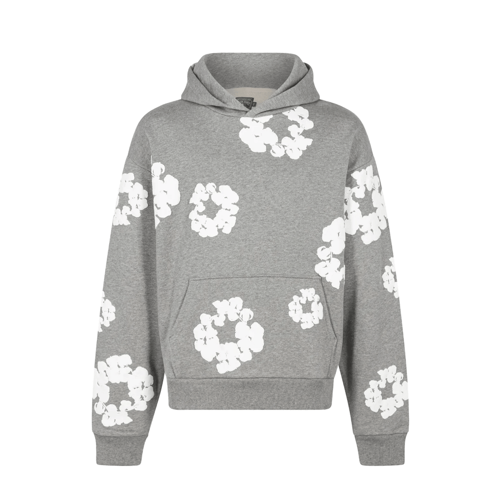 DENIM TEARS HOODIE GREY