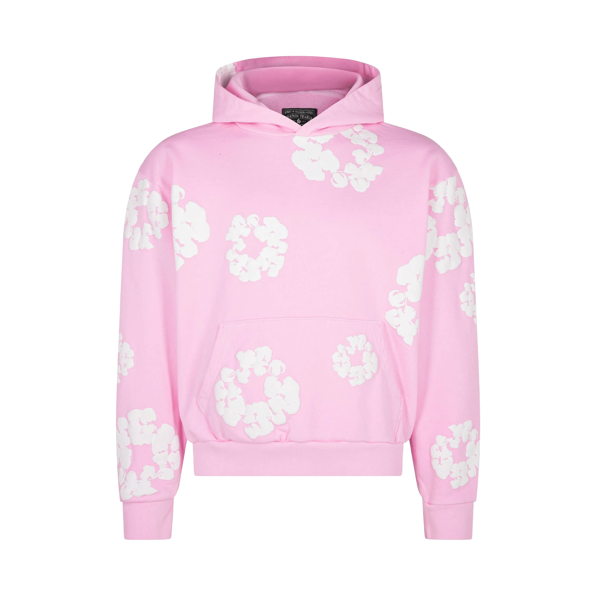 DENIM TEARS HOODIE PINK